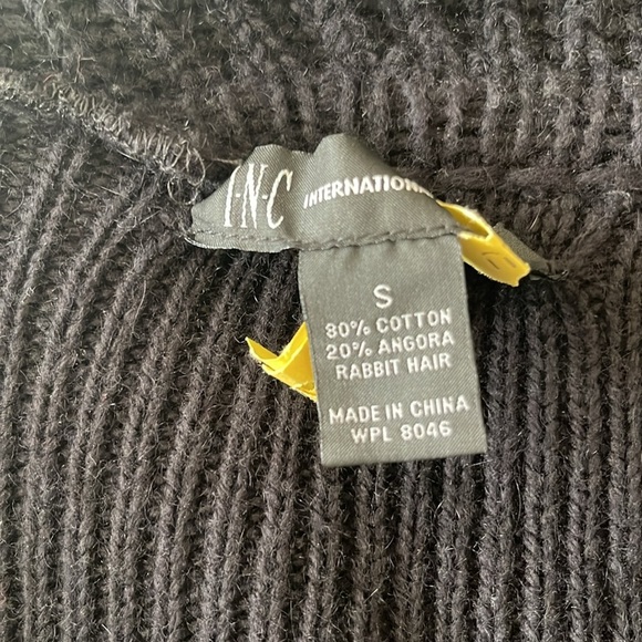 Long black sweater by INC size small - Picture 4 of 5